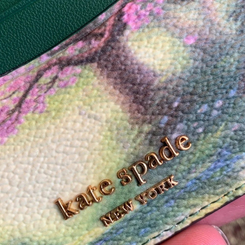 RARE!!Authentic KATE SPADE leather Bambi collection card holder - Picture 9 of 10